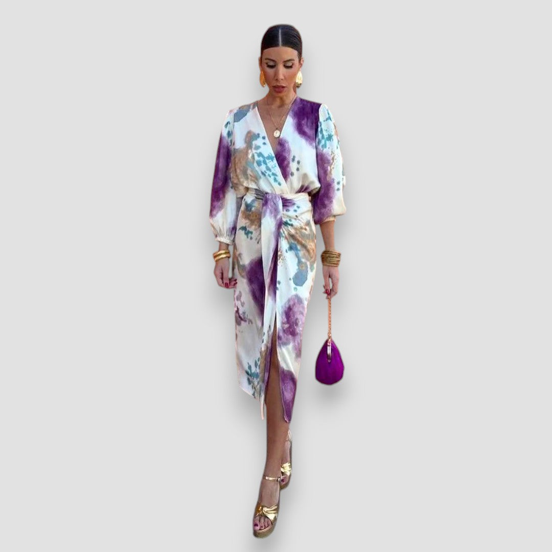 Lynor™ | Stylish V-Neckline Dress