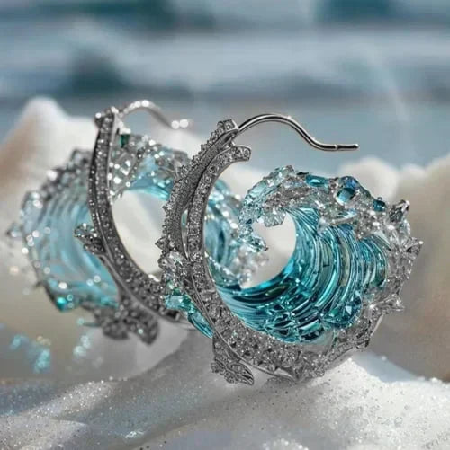 Lynor™ | Ocean's Oath Earrings – The Soul of the Sea in Jewelry Form