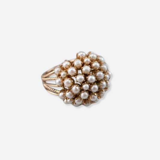 Lynor™ | Ring with Inlaid Pearl