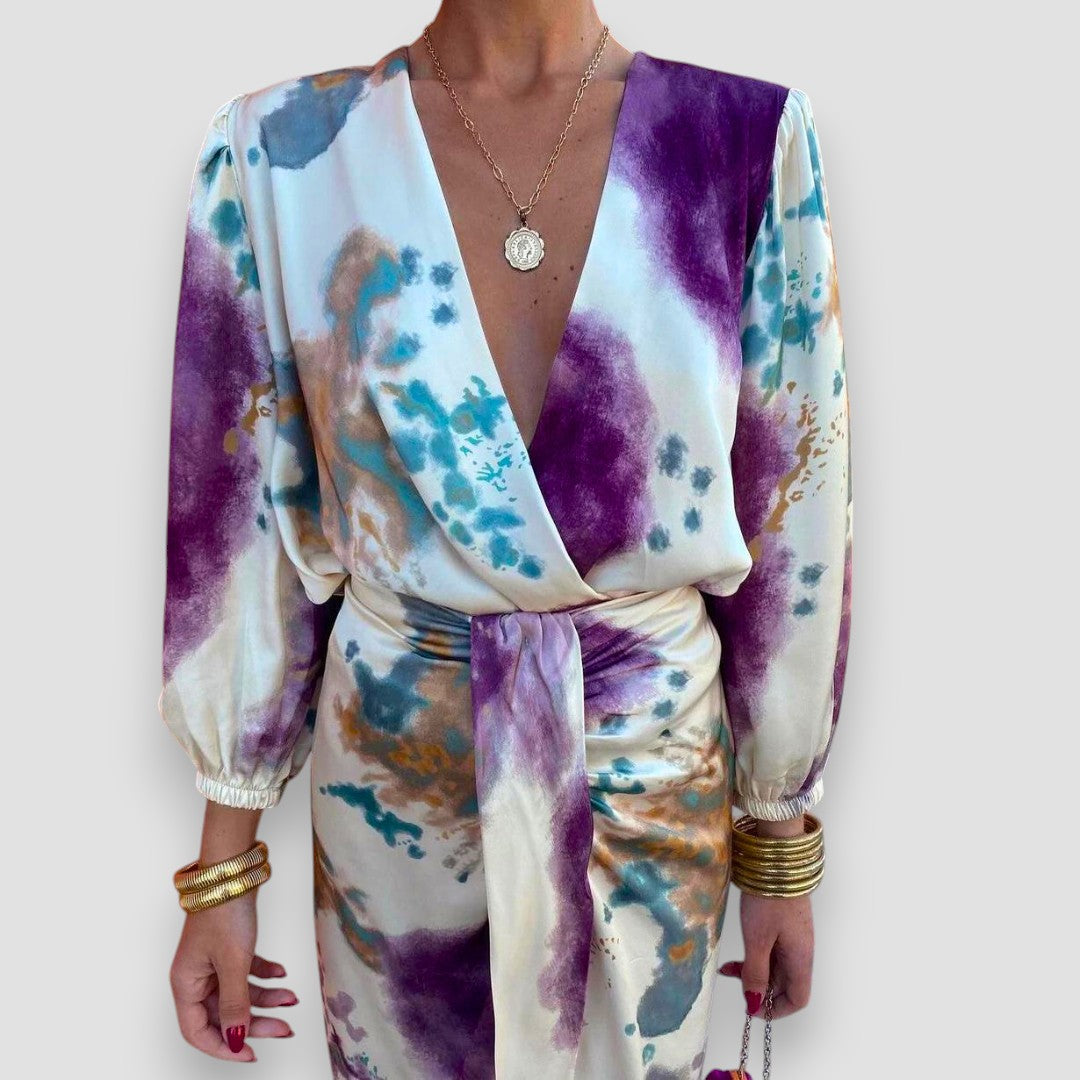 Lynor™ | Stylish V-Neckline Dress