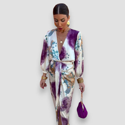 Lynor™ | Stylish V-Neckline Dress