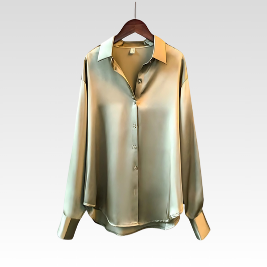 Lynor™ | Satin Shirt for Women