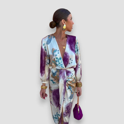 Lynor™ | Stylish V-Neckline Dress