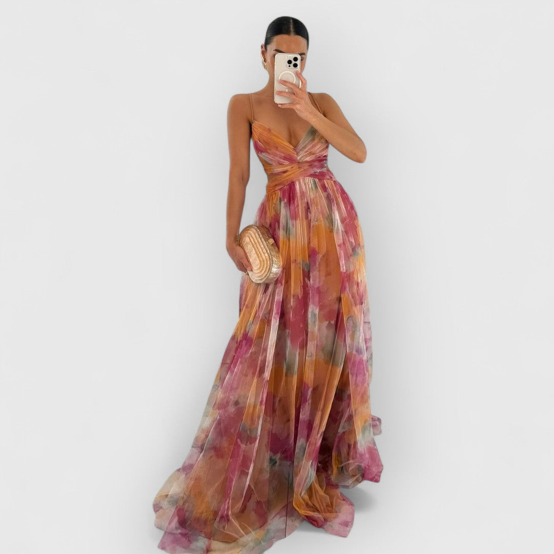 Lynor™ | Verity Floral Maxi Dress Effortless Elegance