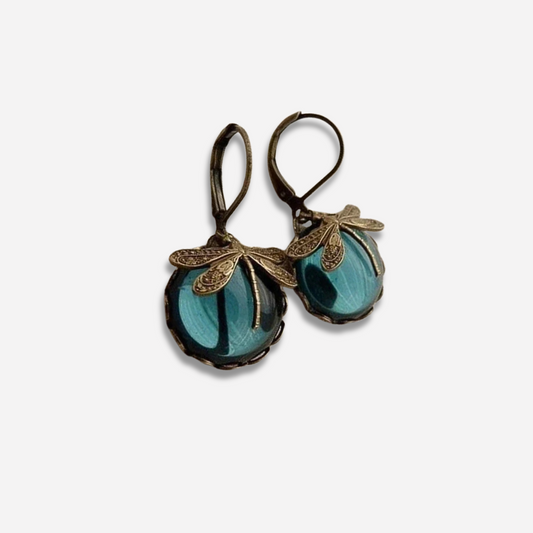Lynor™ | Earrings in Antique Gold