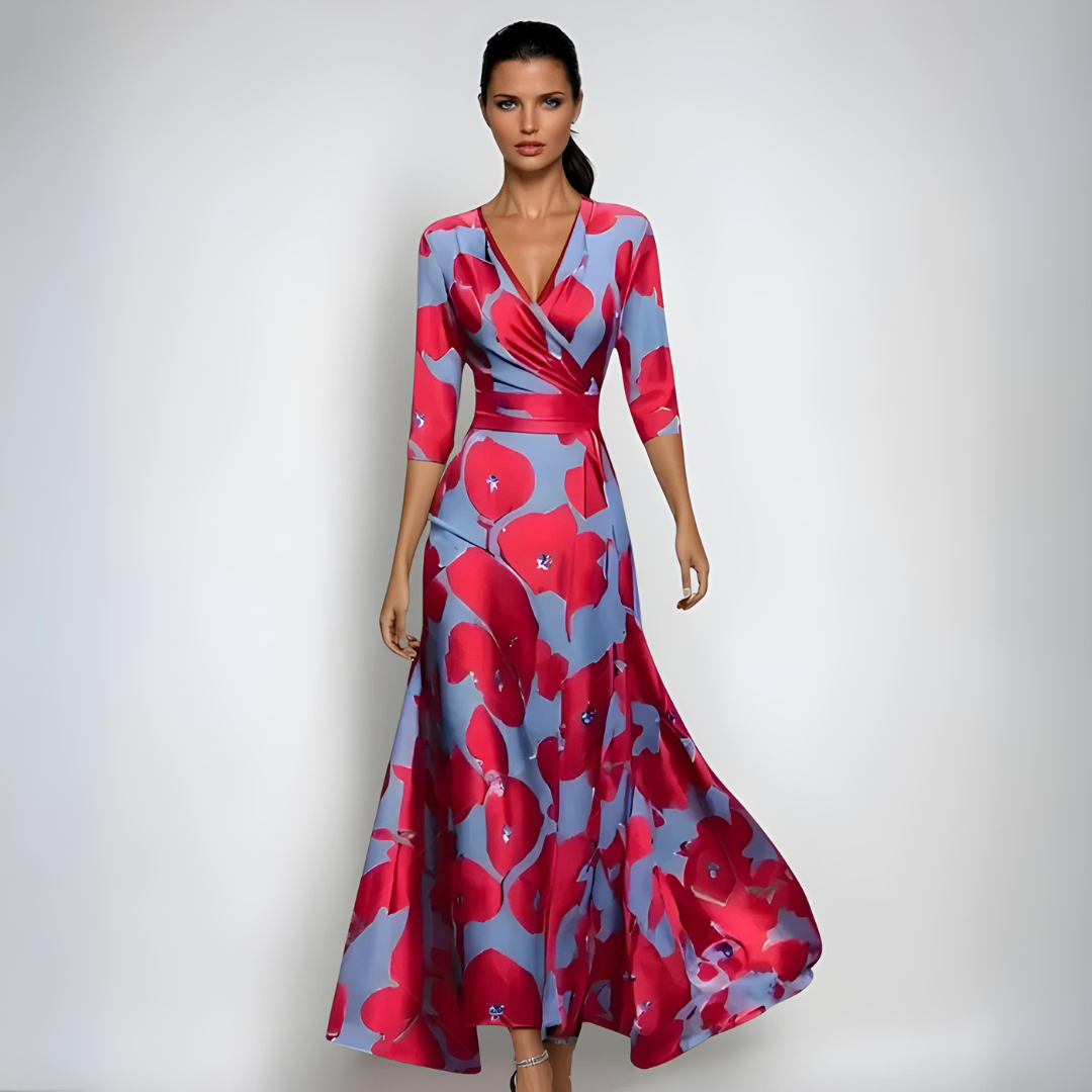 Lynor™ | Elegant Floral Dress Feel Confident