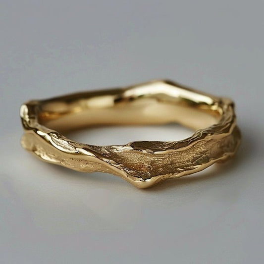 Lynor™ | Handcrafted Gold Vintage Ring