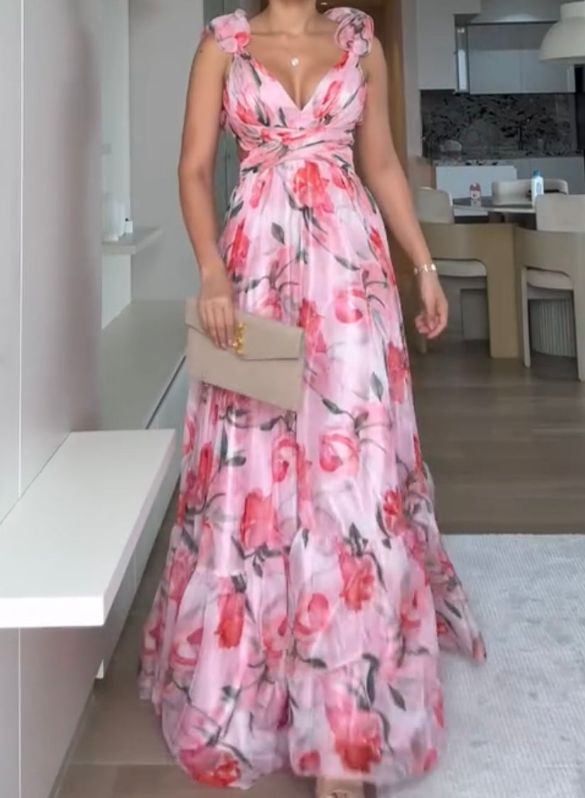 Lynor™ | Soft Silhouette Print Dress