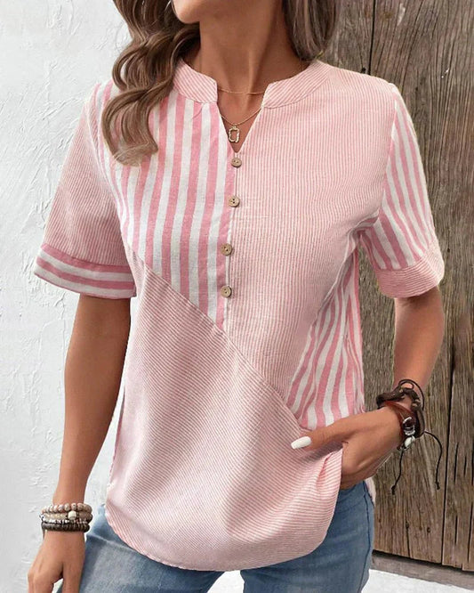 Lynor™ | Soft Striped Women's Blouse
