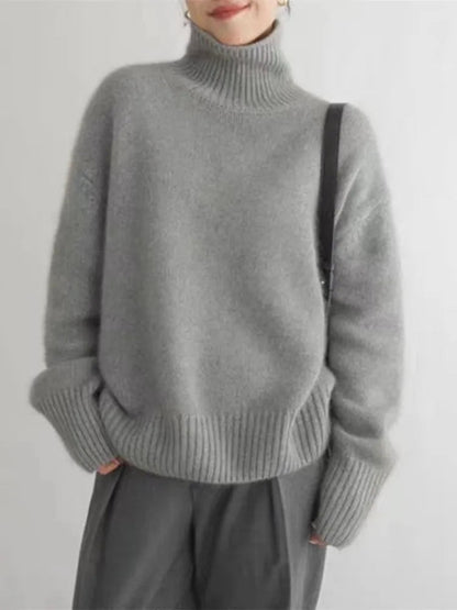 Lynor™ | Comfortable, Soft Knit Turtleneck Sweater