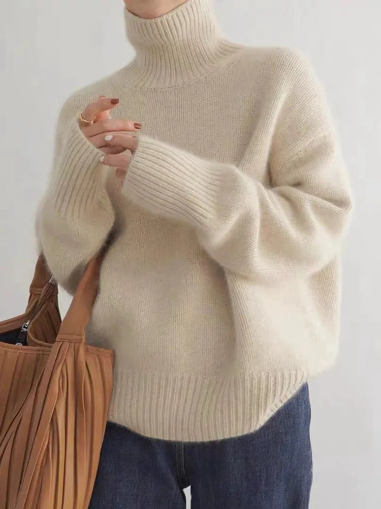 Lynor™ | Comfortable, Soft Knit Turtleneck Sweater
