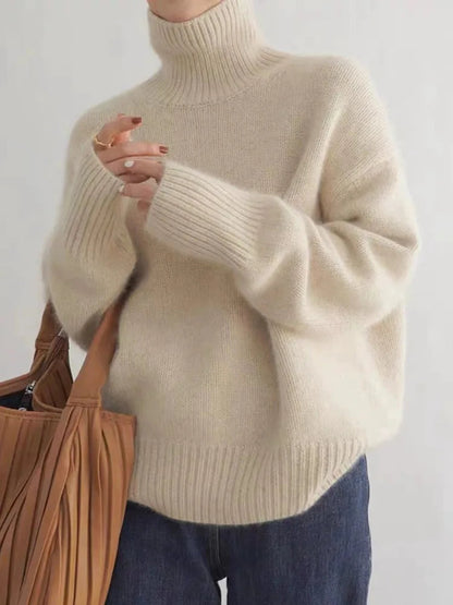 Lynor™ | Comfortable, Soft Knit Turtleneck Sweater