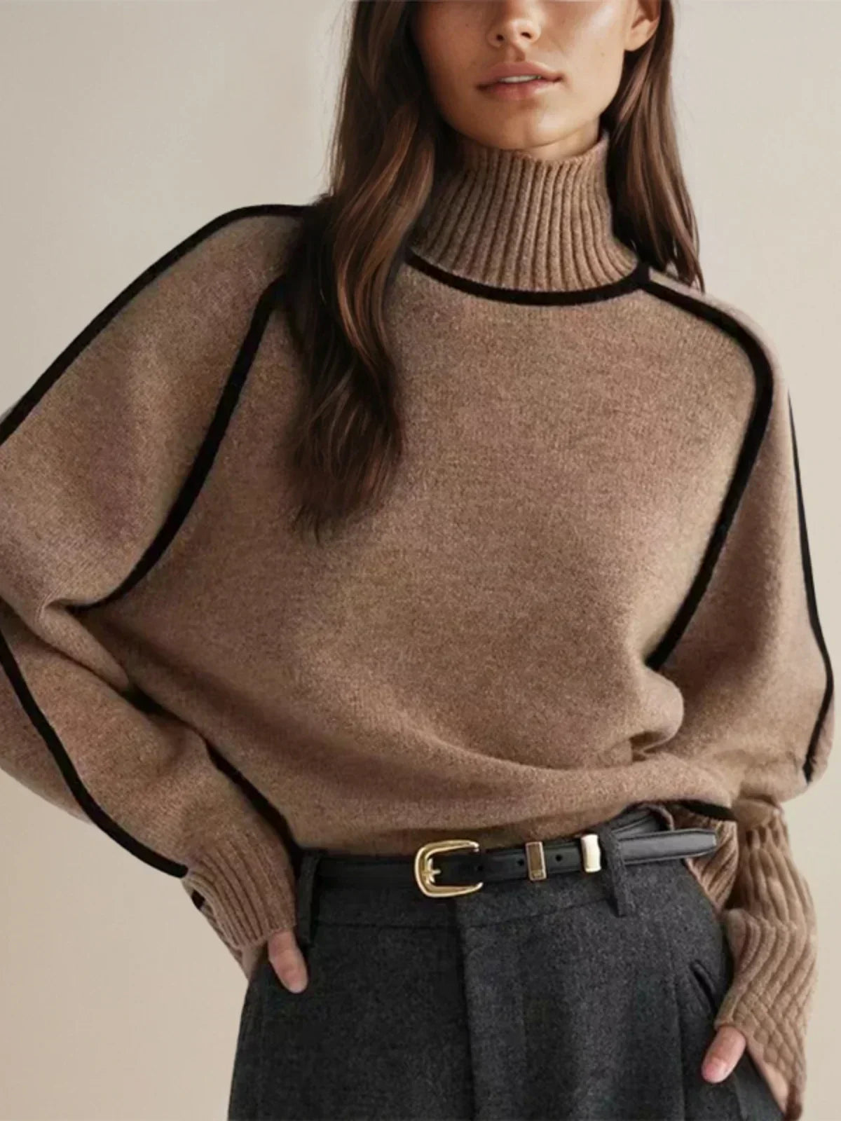 Lynor™ | Elegant Women Turtleneck Sweater