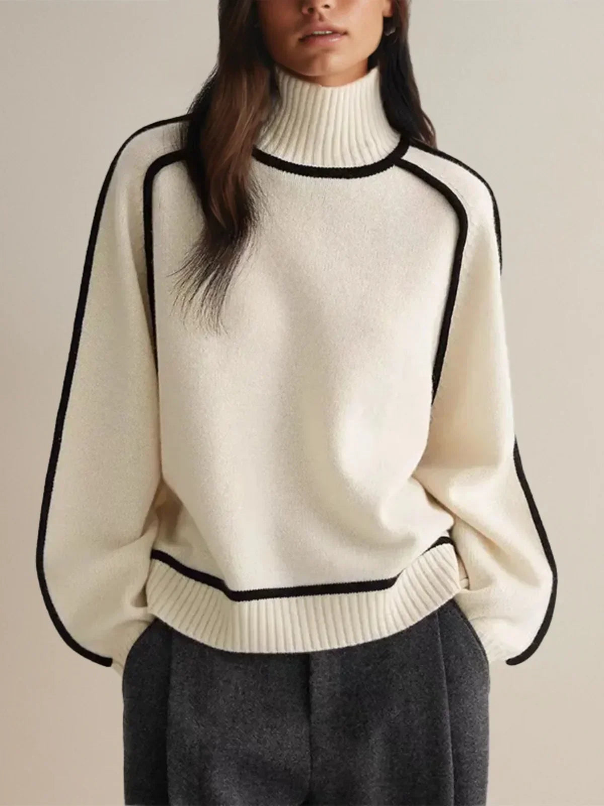 Lynor™ | Elegant Women Turtleneck Sweater