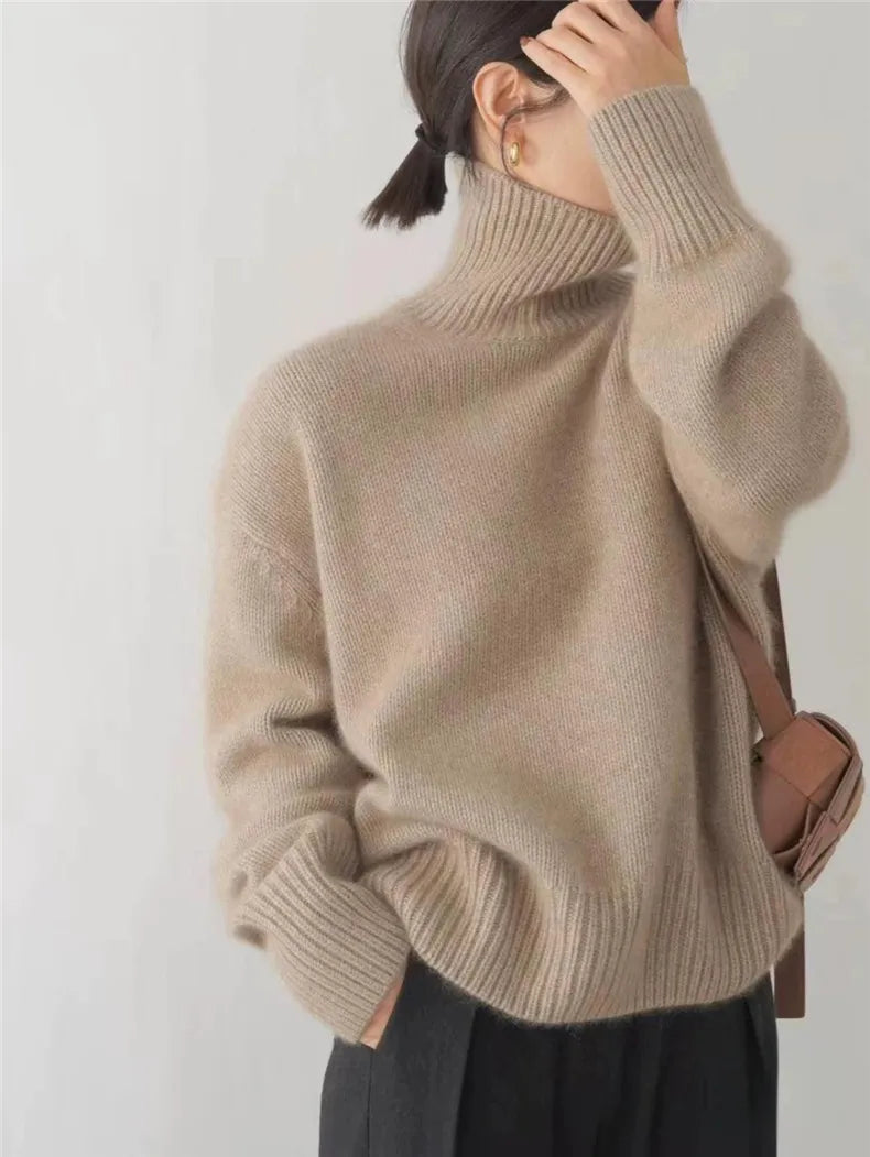 Lynor™ | Comfortable, Soft Knit Turtleneck Sweater