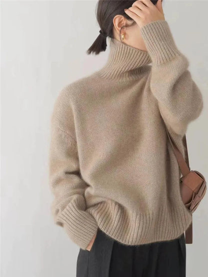 Lynor™ | Comfortable, Soft Knit Turtleneck Sweater