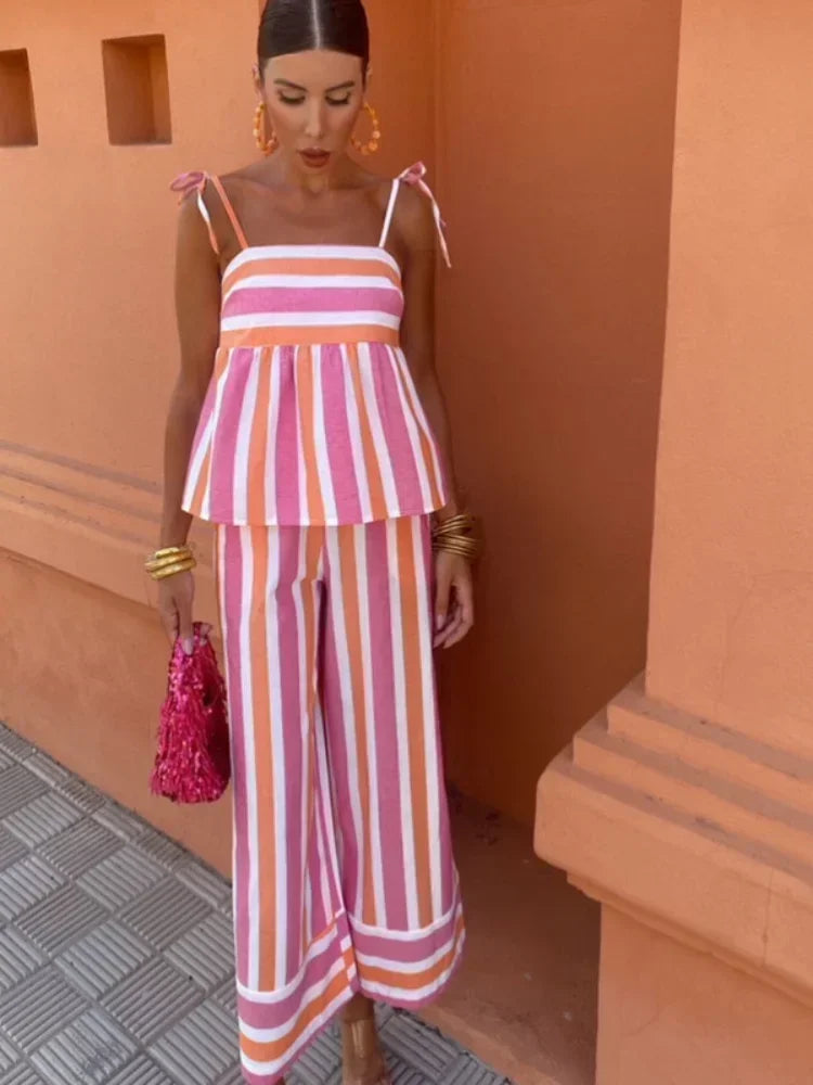 Lynor™ | Printed Summer Trousers Set