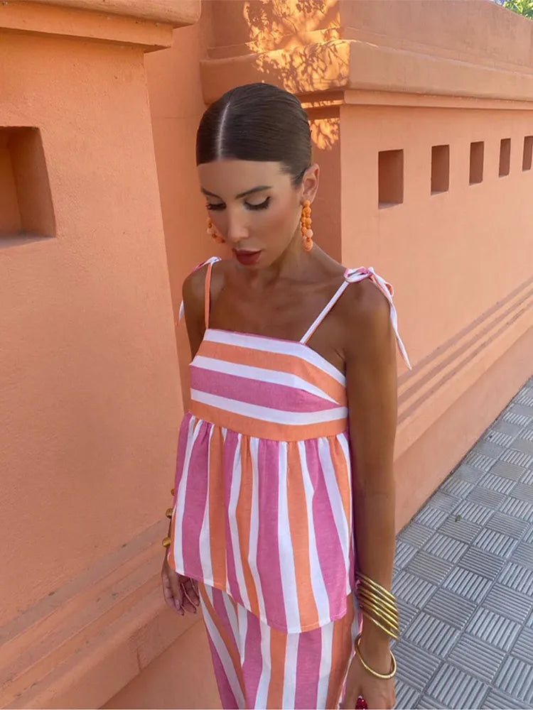 Lynor™ | Printed Summer Trousers Set