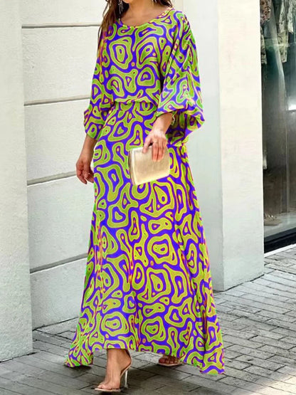 Lynor™ | Knit Two-Piece Set with Long Skirt & Sleek Top