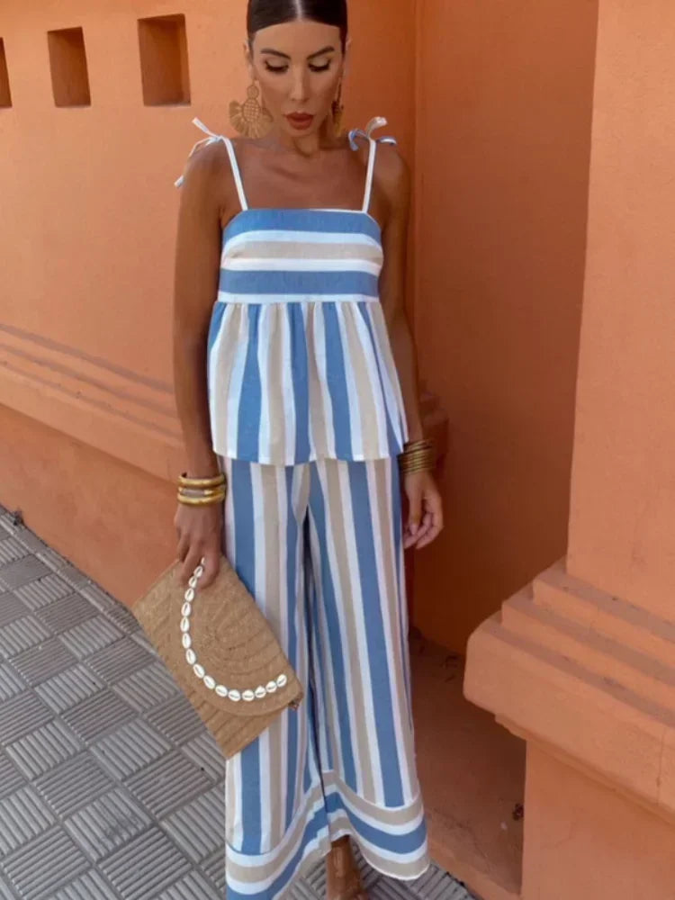 Lynor™ | Printed Summer Trousers Set