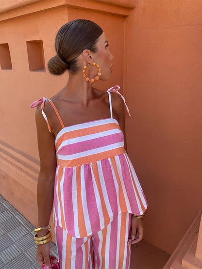 Lynor™ | Printed Summer Trousers Set