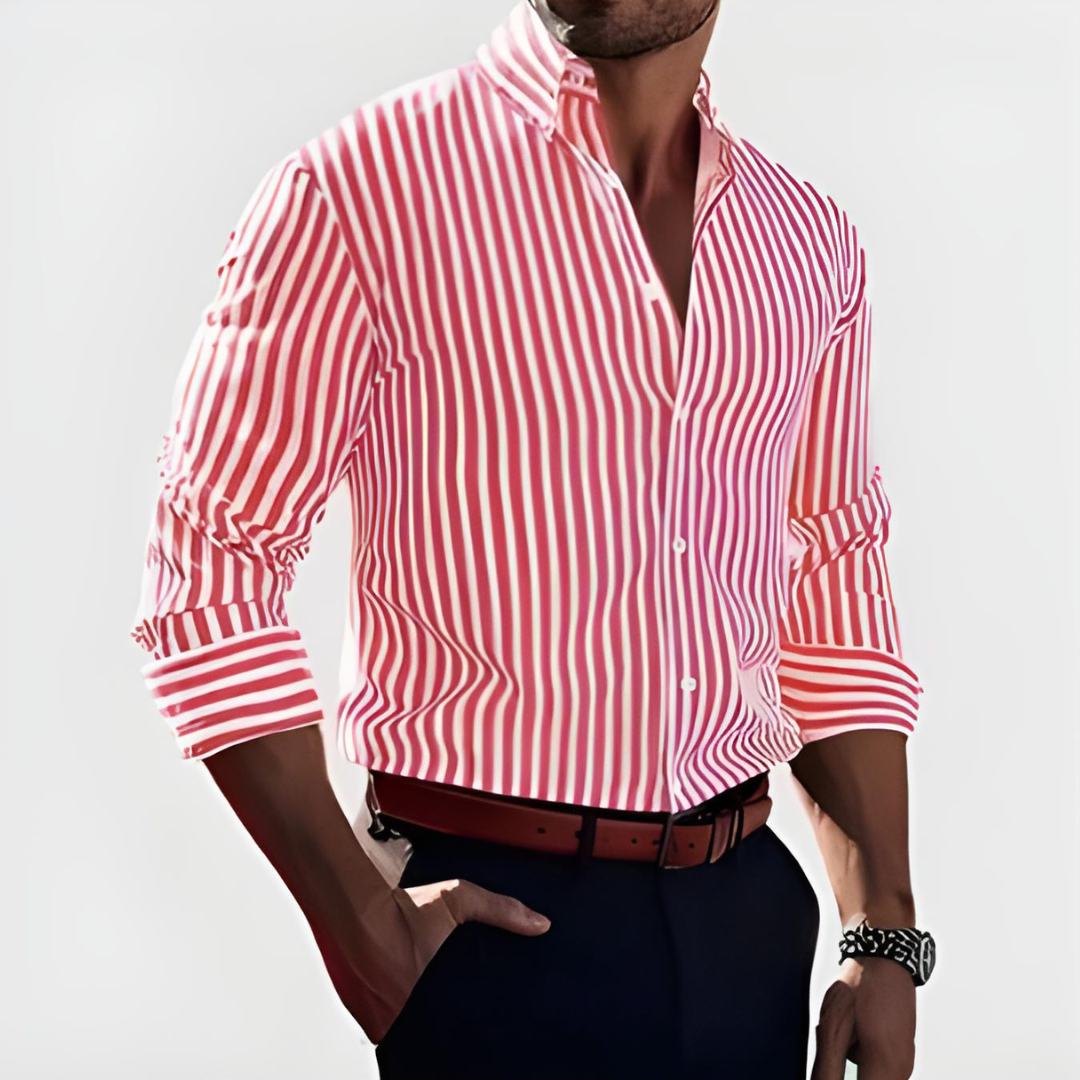 Lynor™ | Striped Confidence Shirt