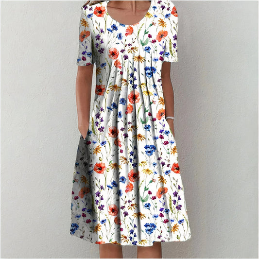 Lynor™ | Flattering Floral Dress