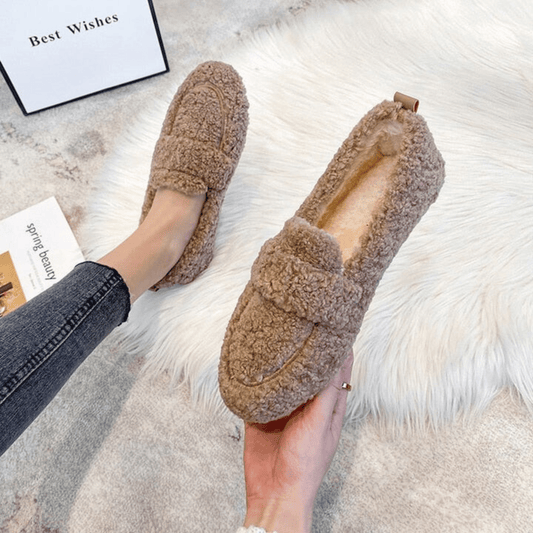 Lynor™ | Fluffy Comfort Loafers for Cozy Elegance