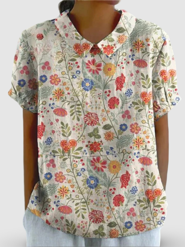Lynor™ | Women’s Floral Art Print Shirt