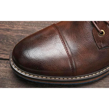 Lynor™ | Leather Oxford Boots