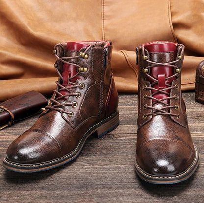 Lynor™ | Leather Oxford Boots