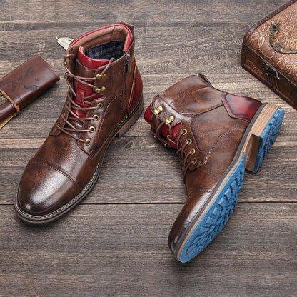 Lynor™ | Leather Oxford Boots