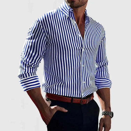 Lynor™ | Striped Confidence Shirt