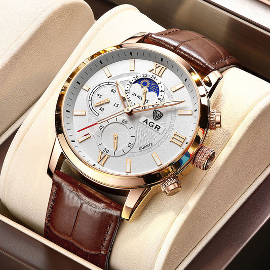 Lynor™ | Luxury Leather Quartz Watch