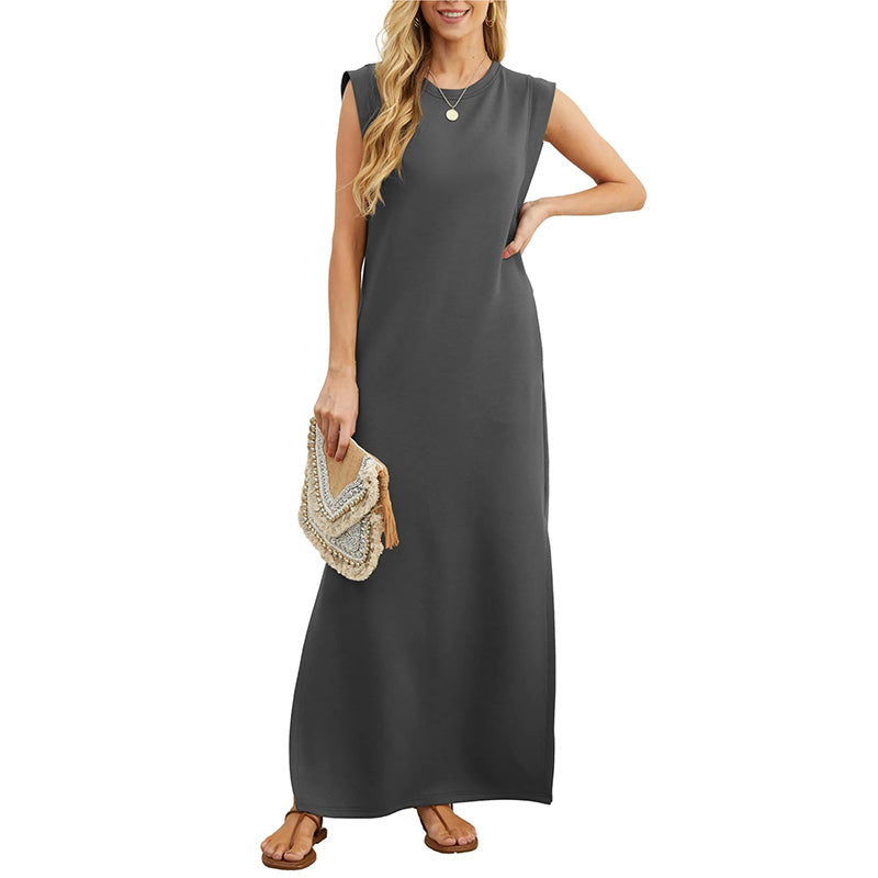 Lynor™ | Elegant Maxi Dress Pleat-Free