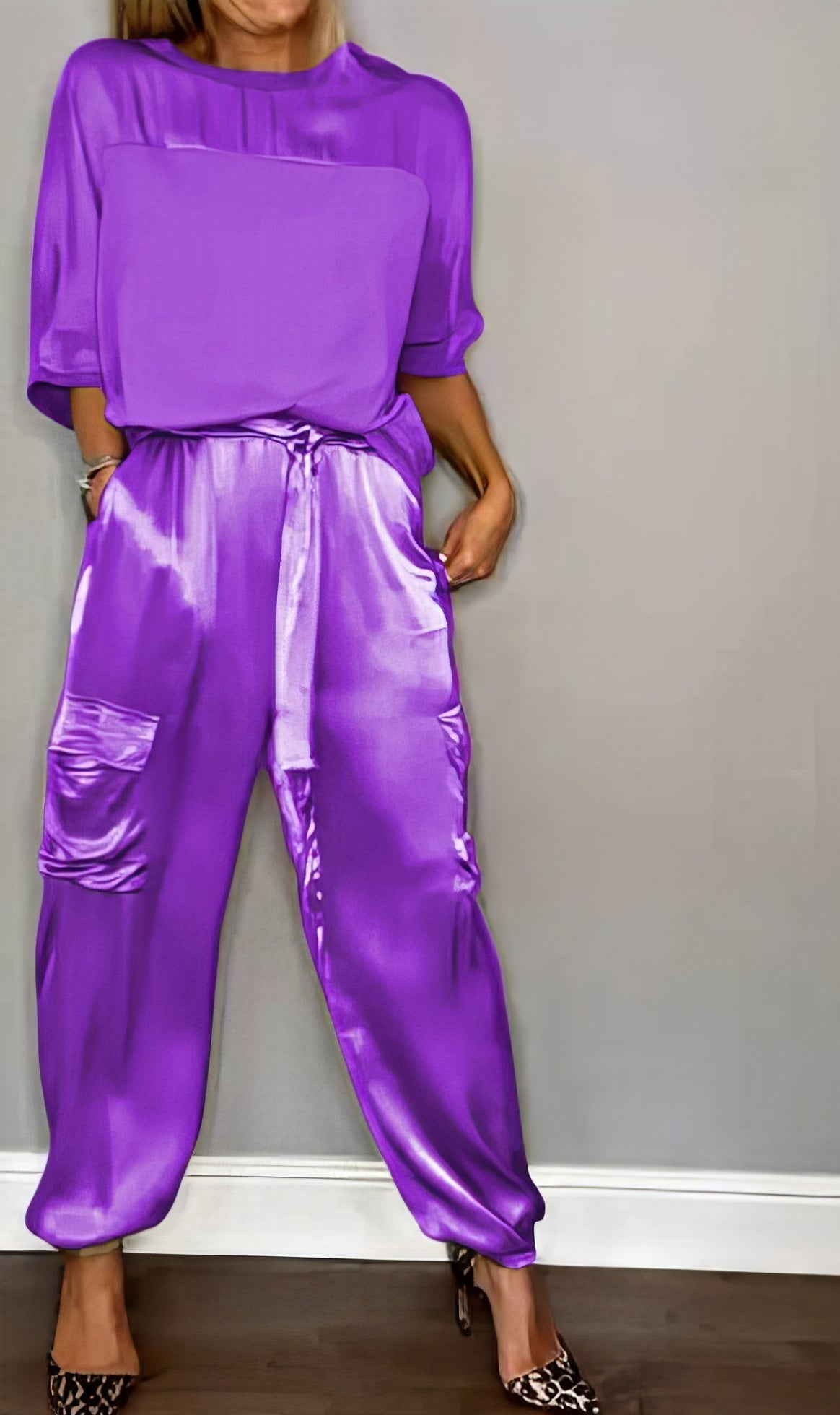 Lynor™ | Elegant Satin Two-piece Set