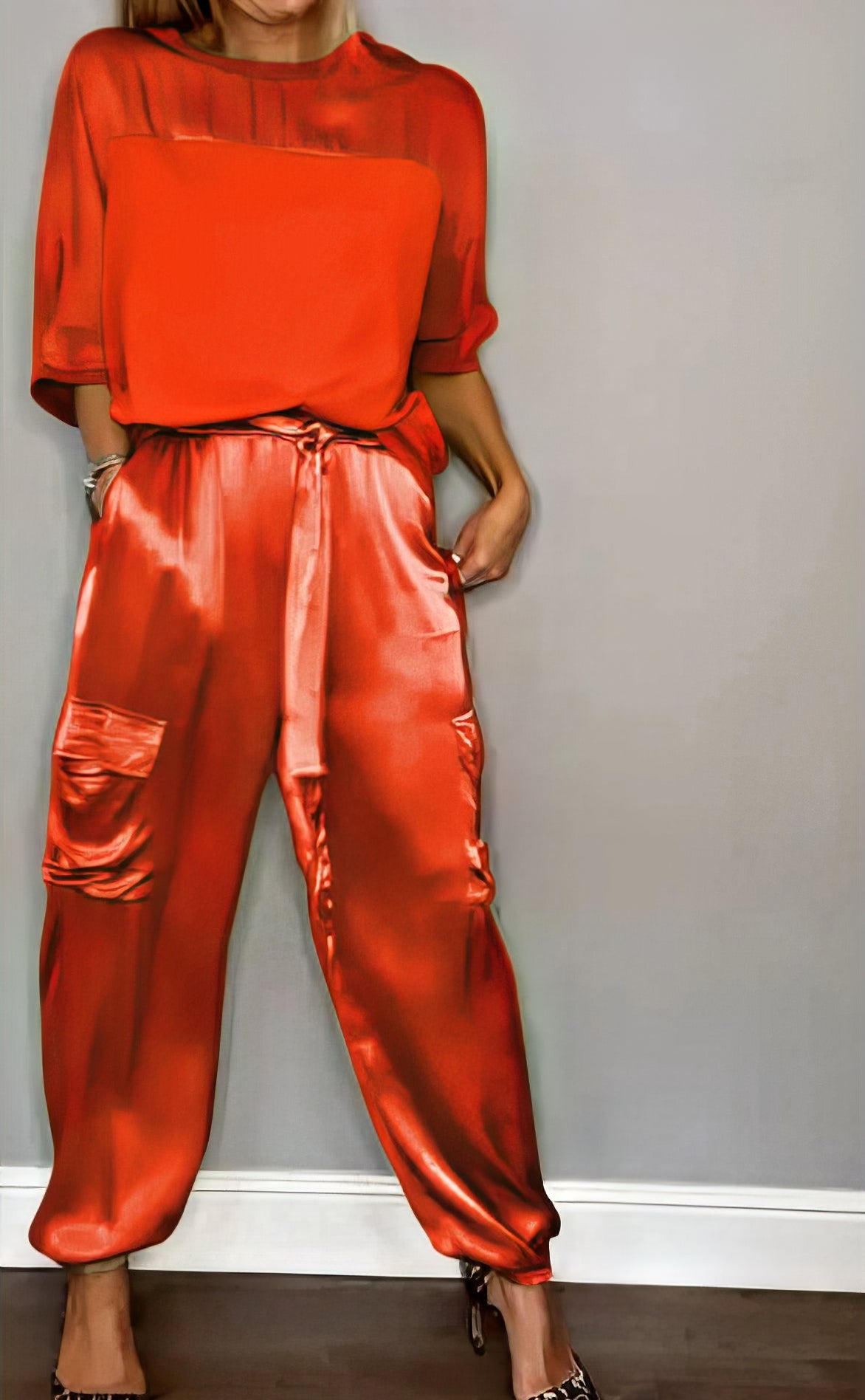 Lynor™ | Elegant Satin Two-piece Set